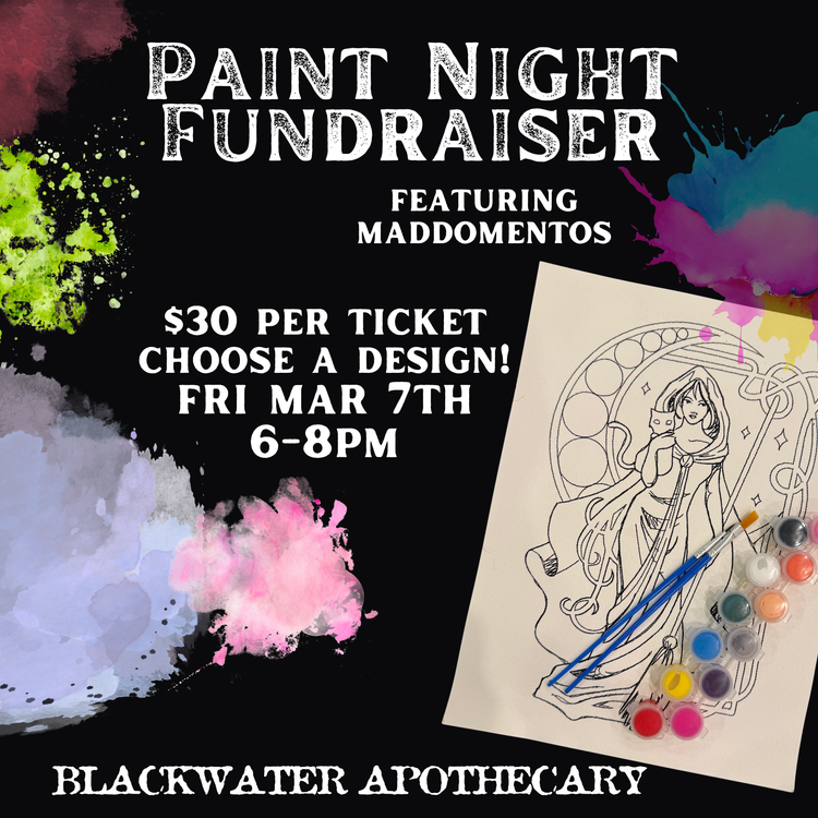 Paint Night Fundraiser - Sponsored by Maddomentos