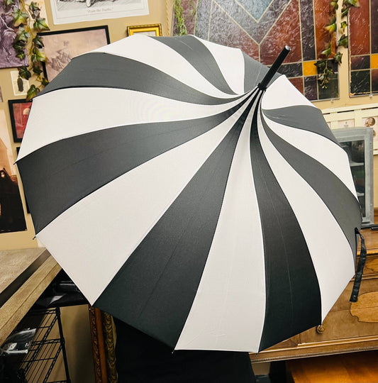 White/Black Umbrella - Plain