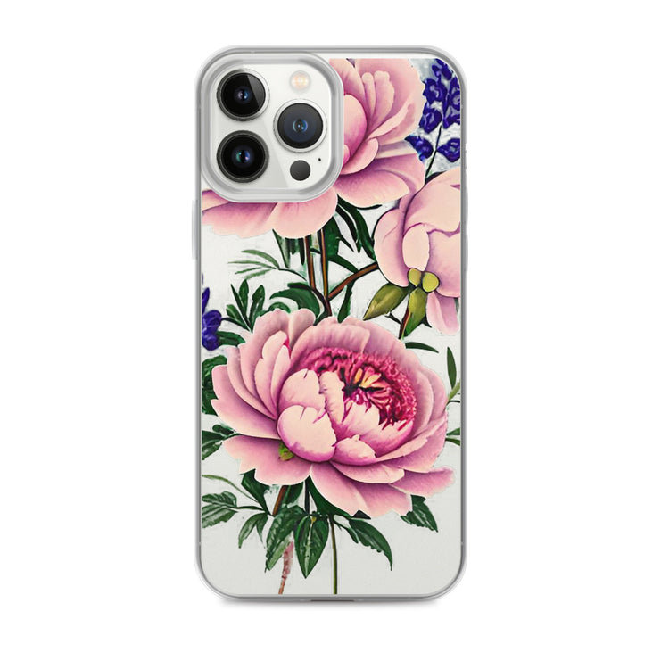 Peonies Clear Case for iPhone®