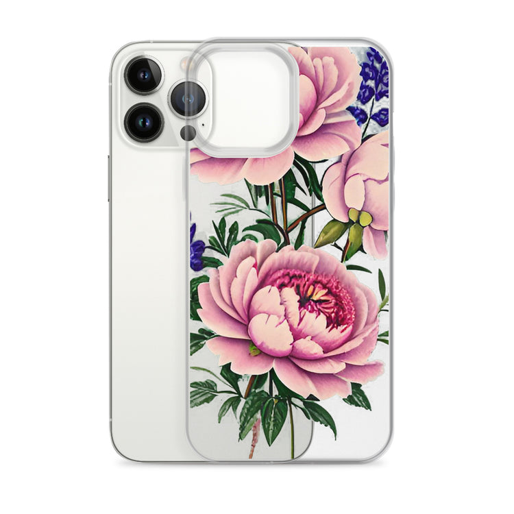 Peonies Clear Case for iPhone®