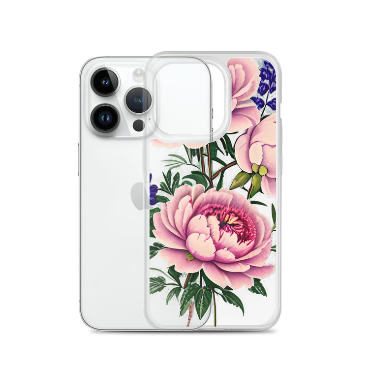 Peonies Clear Case for iPhone®