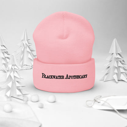 BWA Cuffed Beanie - Black Lettering