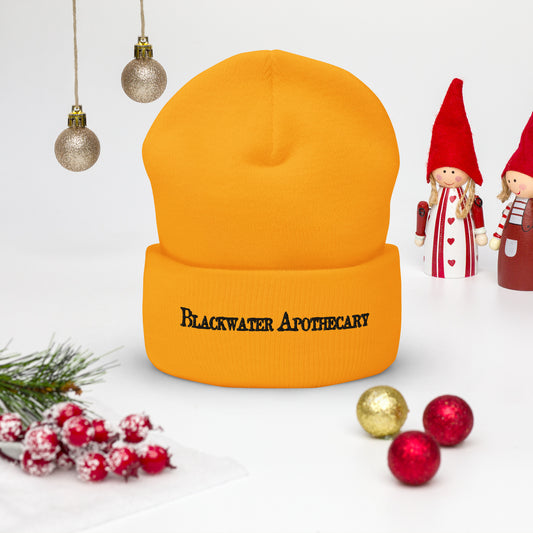 BWA Cuffed Beanie - Black Lettering