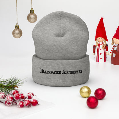 BWA Cuffed Beanie - Black Lettering