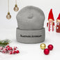 BWA Cuffed Beanie - Black Lettering