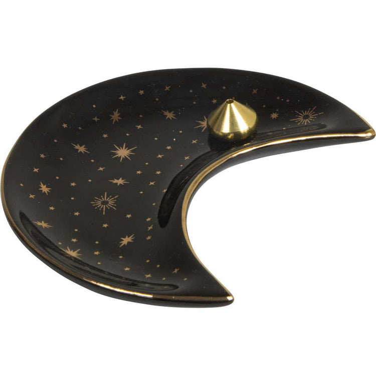 Ceramic Incense Burner - Moon (Each)