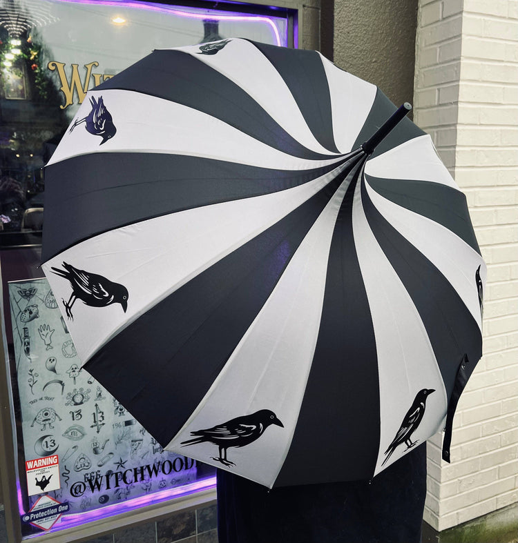 Charcoal Ravens Umbrella