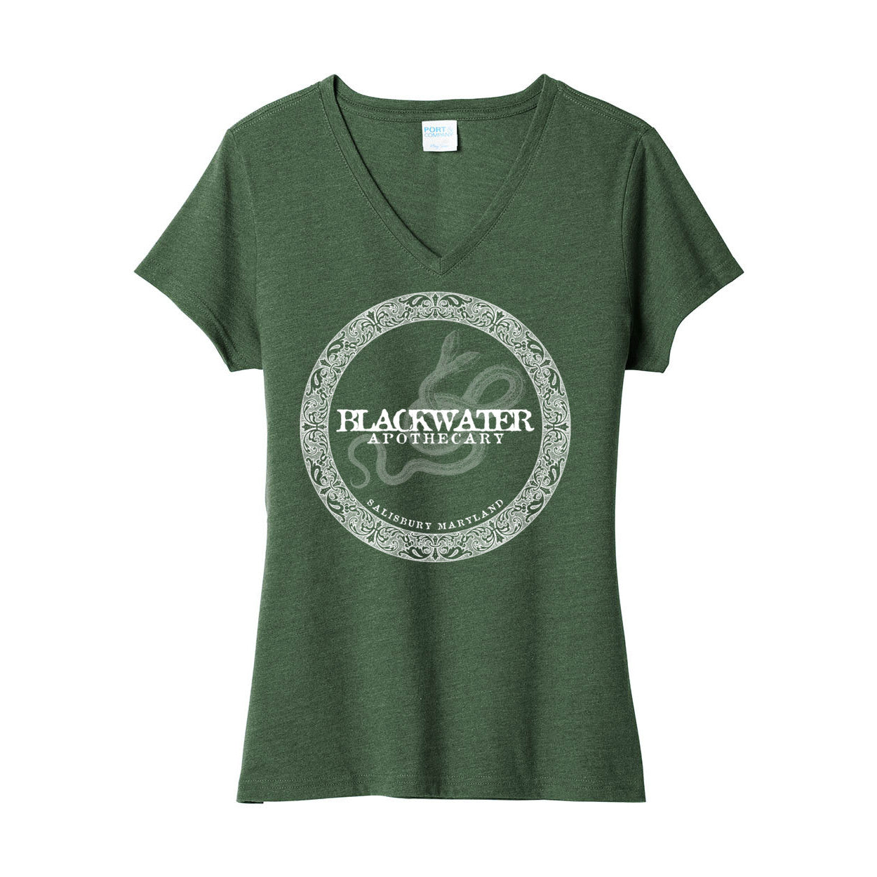 Blackwater Snake - LPC455V Port & Company ® Ladies Fan Favorite ™ Blend V-Neck Tee