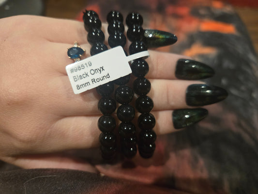 Crystal  Bracelet - Black Onyx
