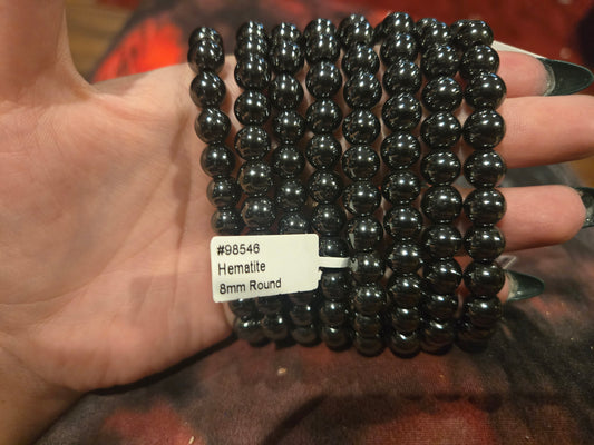 Crystal  Bracelet - Hematite