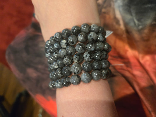 Crystal  Bracelet -  Larvikite