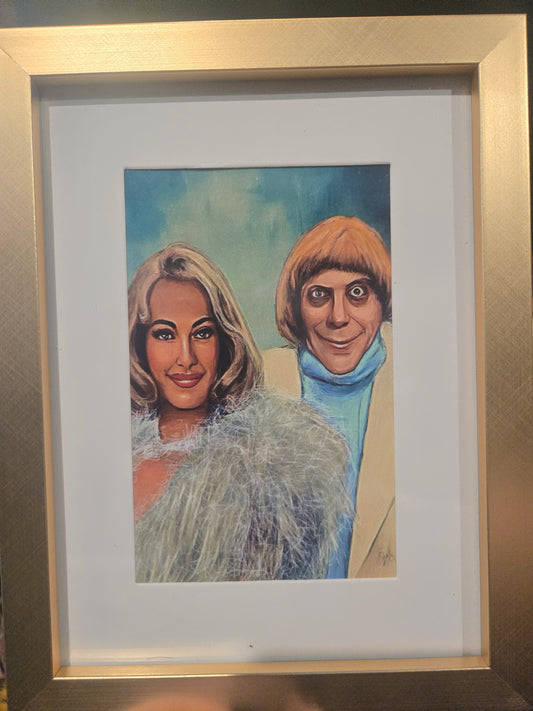 6x9 Addams Family Values Fester And Debbie