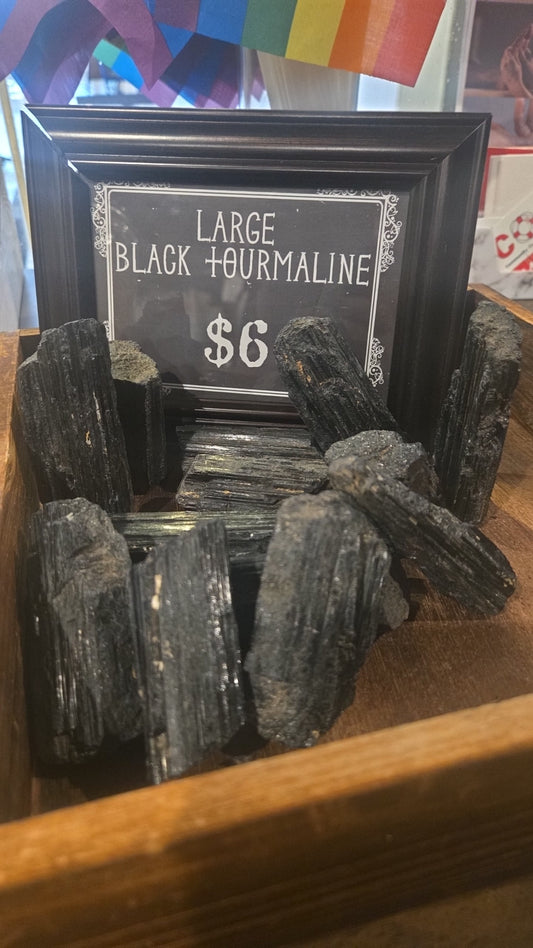 Large Black Tourmaline Chunks