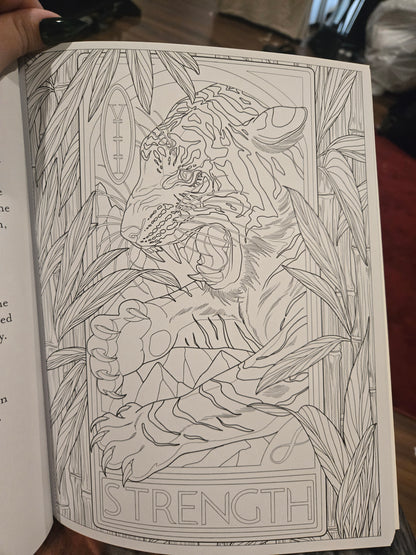 Tarot Coloring Book Illustrated by Alexis E. Thomson