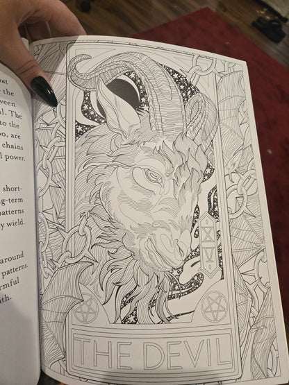 Tarot Coloring Book Illustrated by Alexis E. Thomson