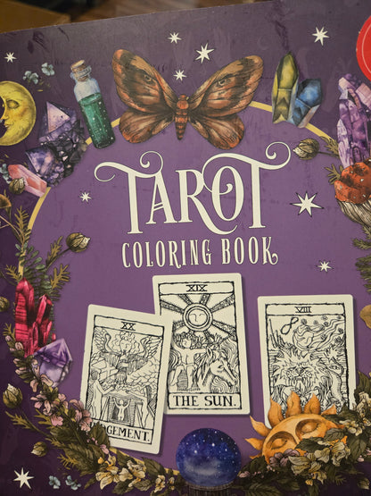 Tarot Coloring Book: Color Your Way to Unlock & Explore your Magickal Intuition