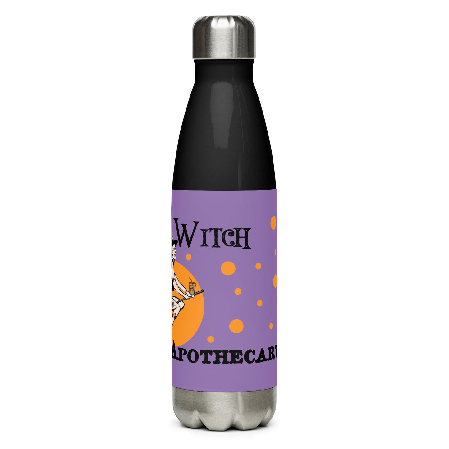 Basic Witch Orange - Stainless steel water bottle