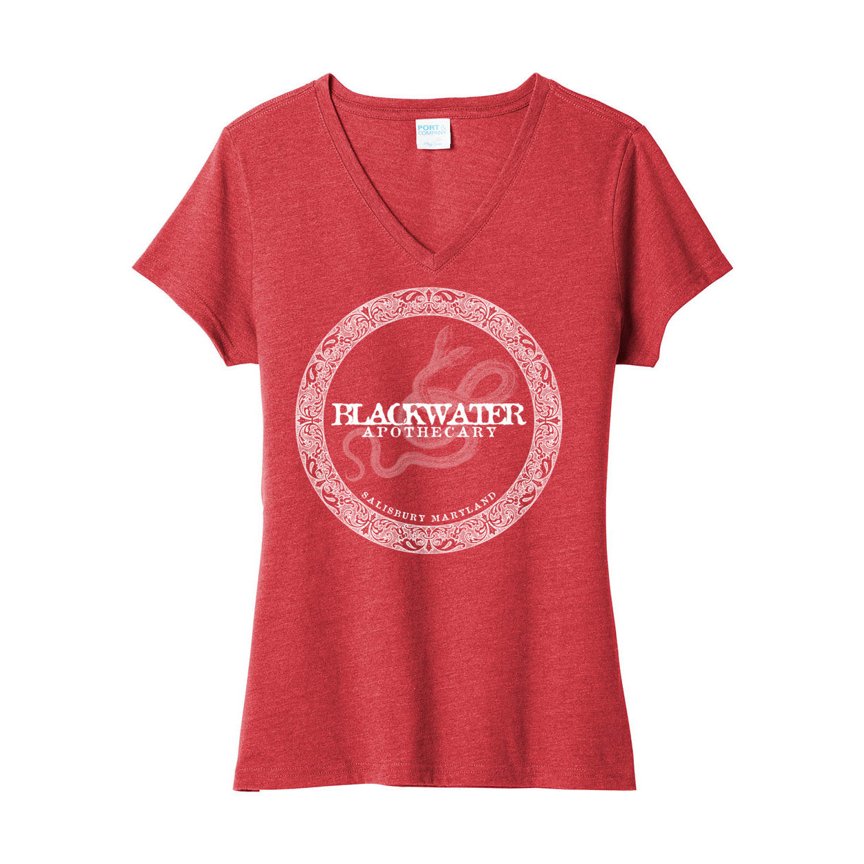 Blackwater Snake - LPC455V Port & Company ® Ladies Fan Favorite ™ Blend V-Neck Tee