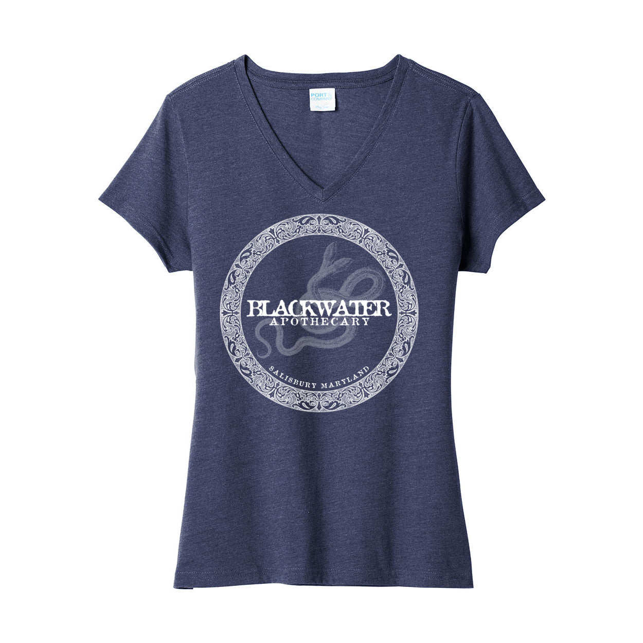 Blackwater Snake - LPC455V Port & Company ® Ladies Fan Favorite ™ Blend V-Neck Tee