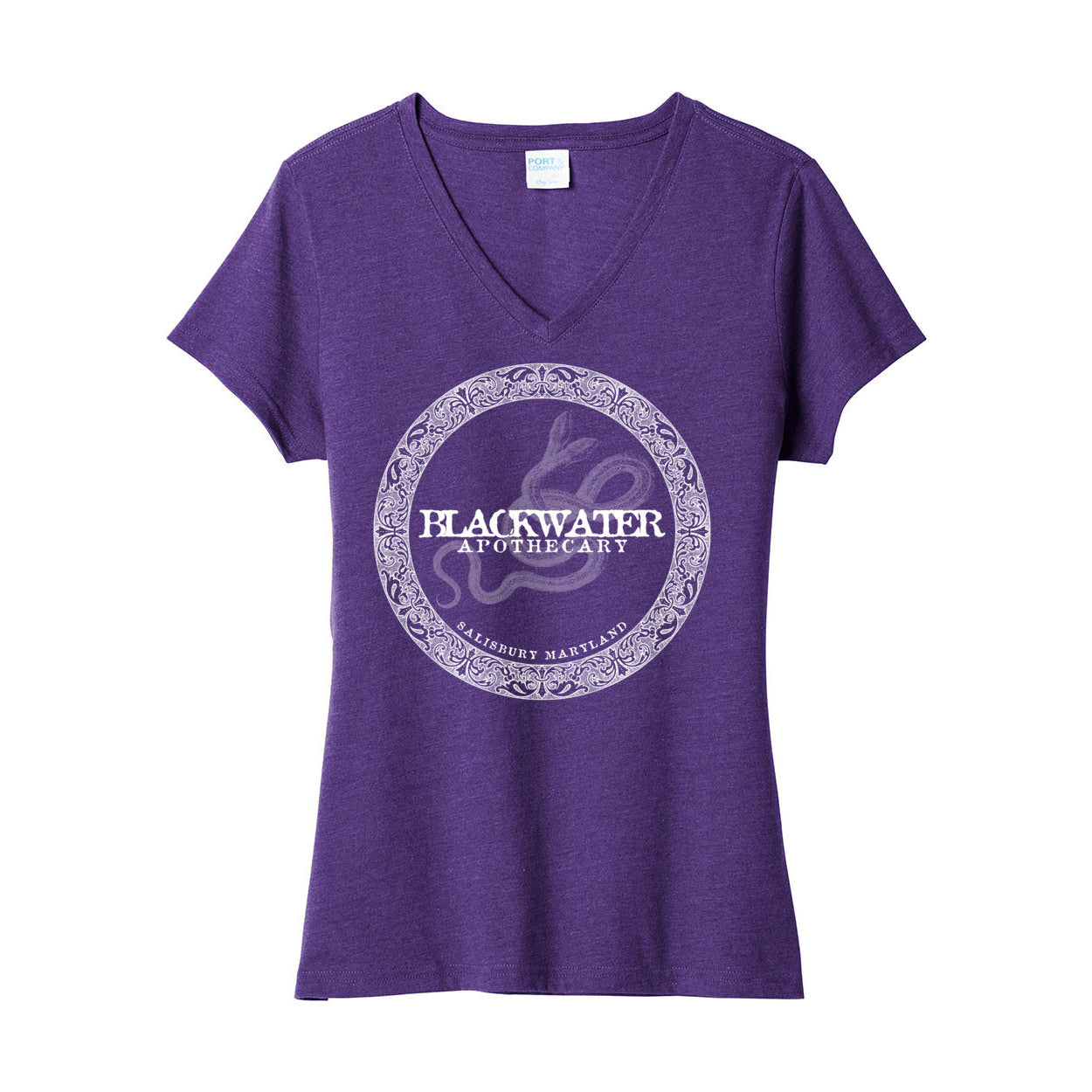 Blackwater Snake - LPC455V Port & Company ® Ladies Fan Favorite ™ Blend V-Neck Tee