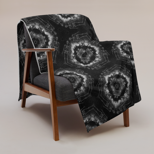 Dem Bones Throw Blanket