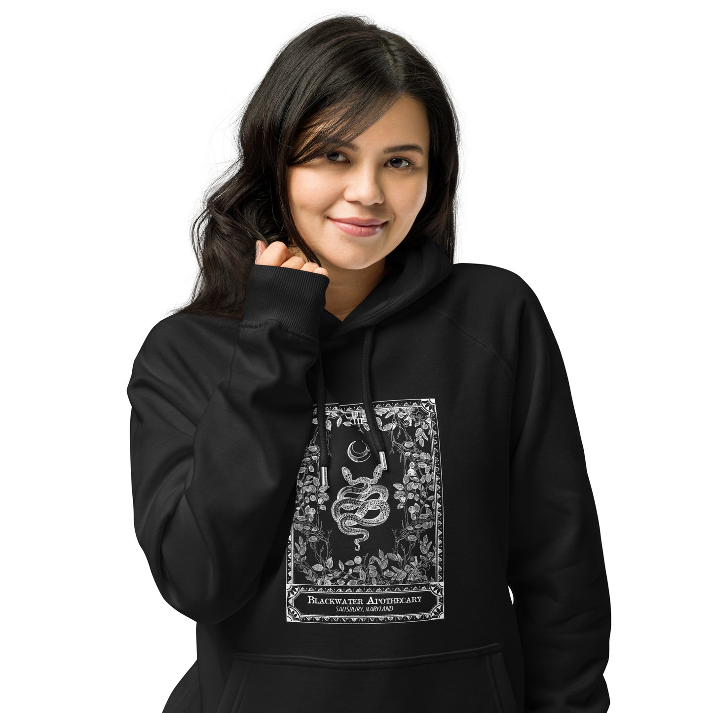 BWA Black & White Snake Card Hoodie