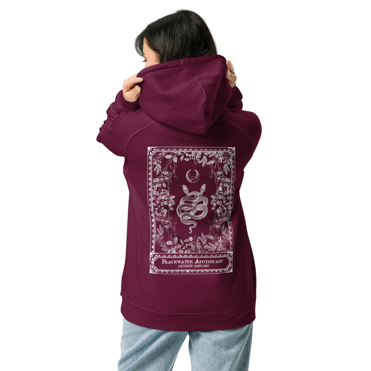 BWA Black & White Snake Card Hoodie