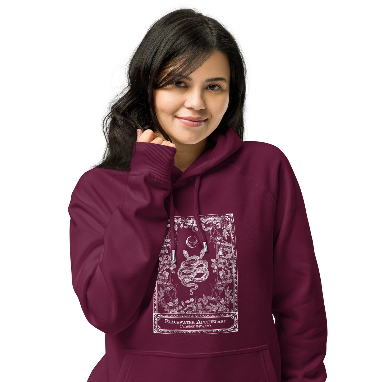 BWA Black & White Snake Card Hoodie