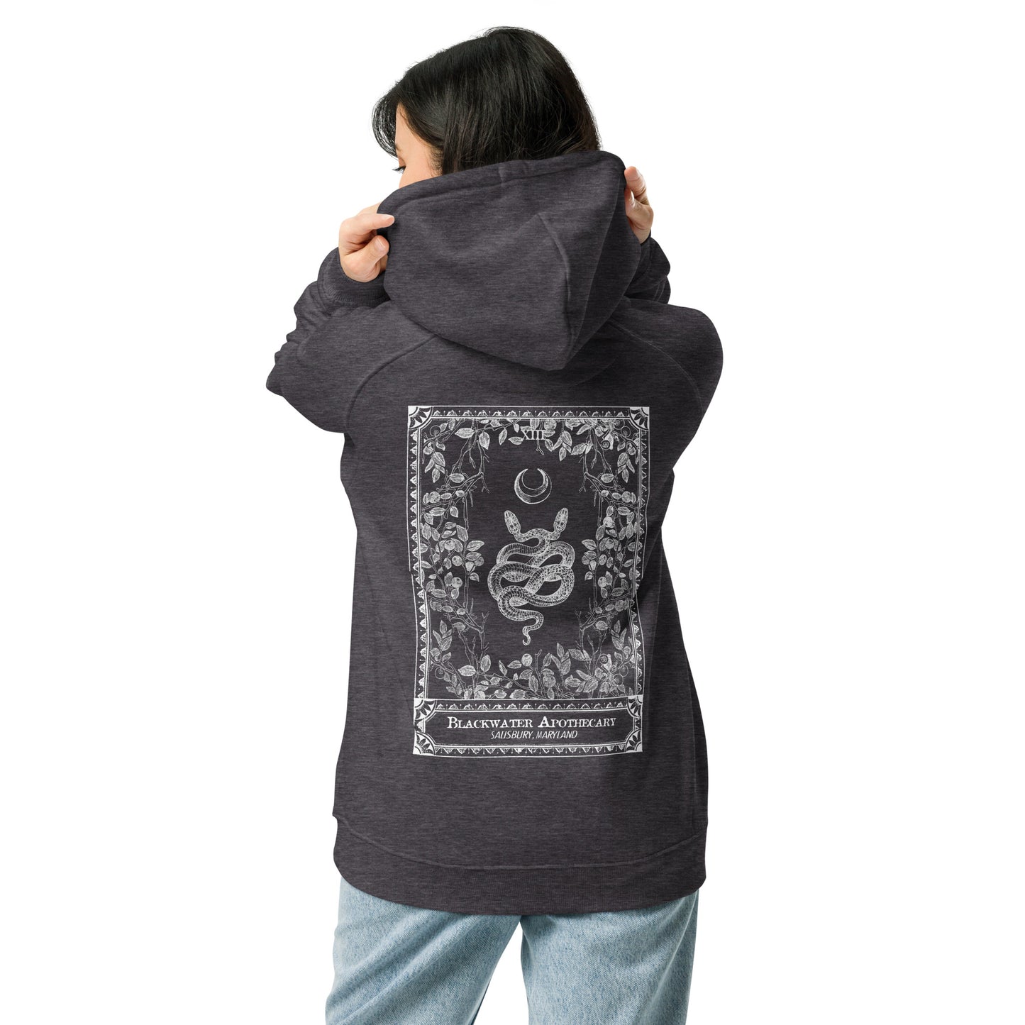 BWA Black & White Snake Card Hoodie