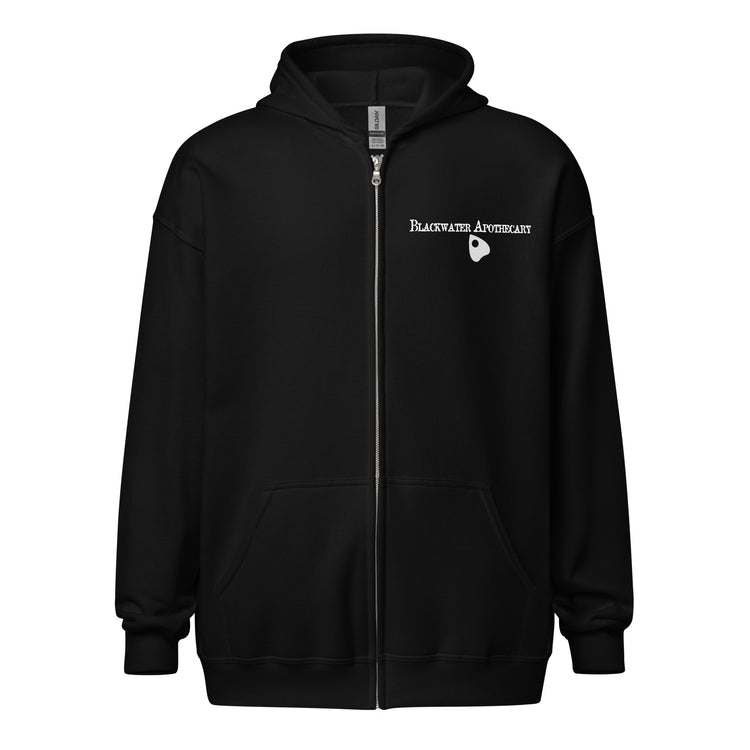 BWA Black & White Spirit Board ZIP - Unisex heavy blend zip hoodie