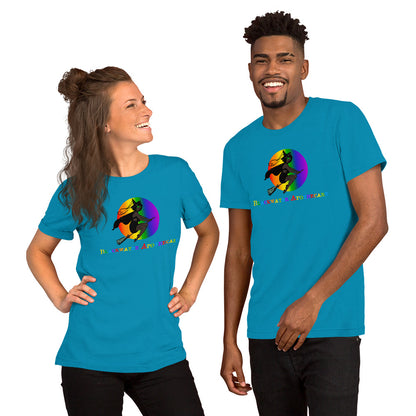 Rainbow Bad Witch 2 Unisex t-shirt