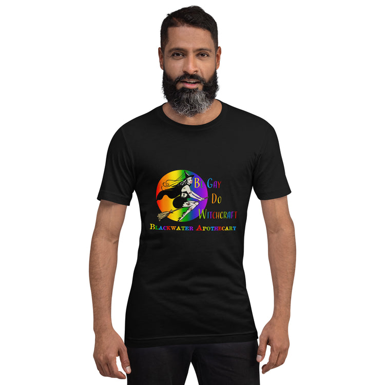 Be Gay Do Witchcraft Blackwater Apothecary Unisex t-shirt