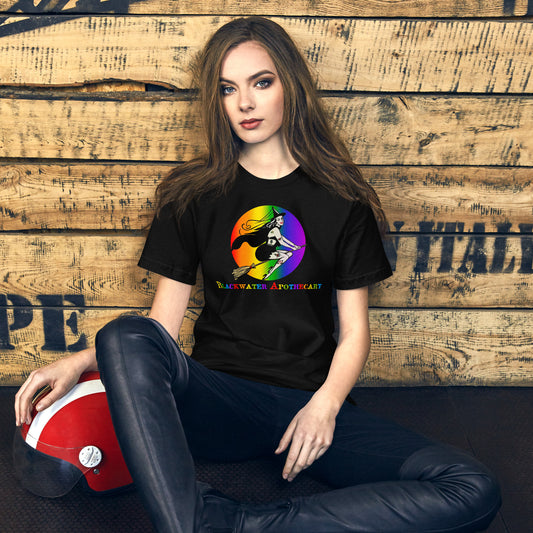 Rainbow Bad Witch Blackwater Apothecary Unisex t-shirt