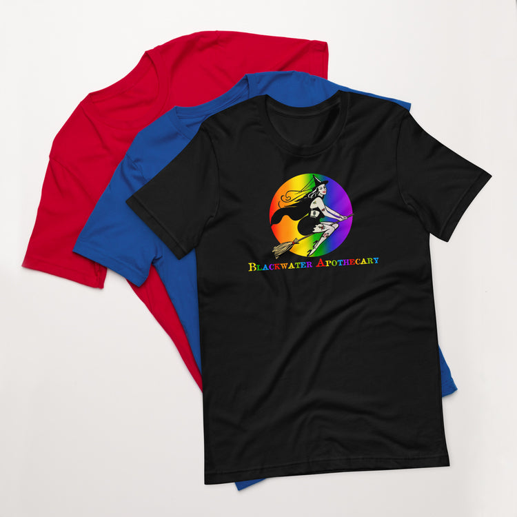 Rainbow Bad Witch Blackwater Apothecary Unisex t-shirt