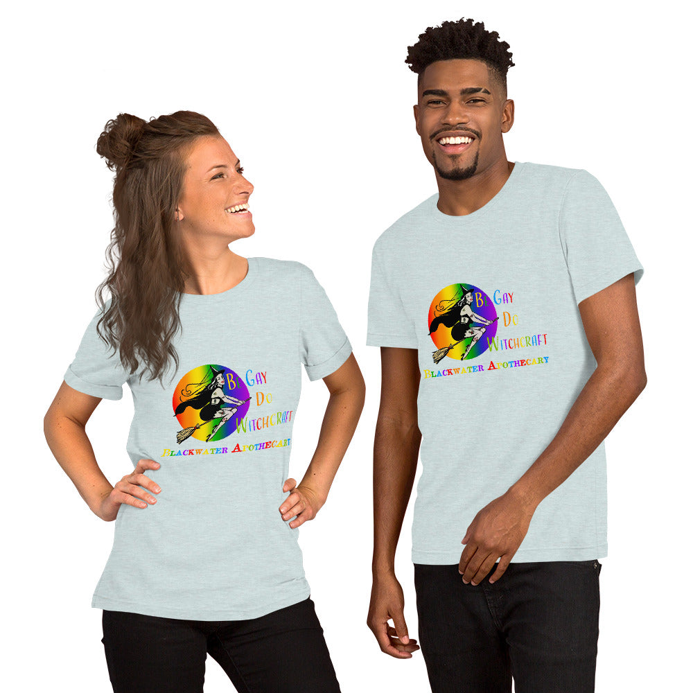 Be Gay Do Witchcraft Blackwater Apothecary Unisex t-shirt