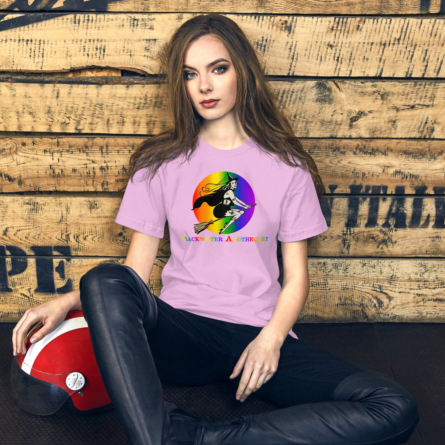 Rainbow Bad Witch Blackwater Apothecary Unisex t-shirt