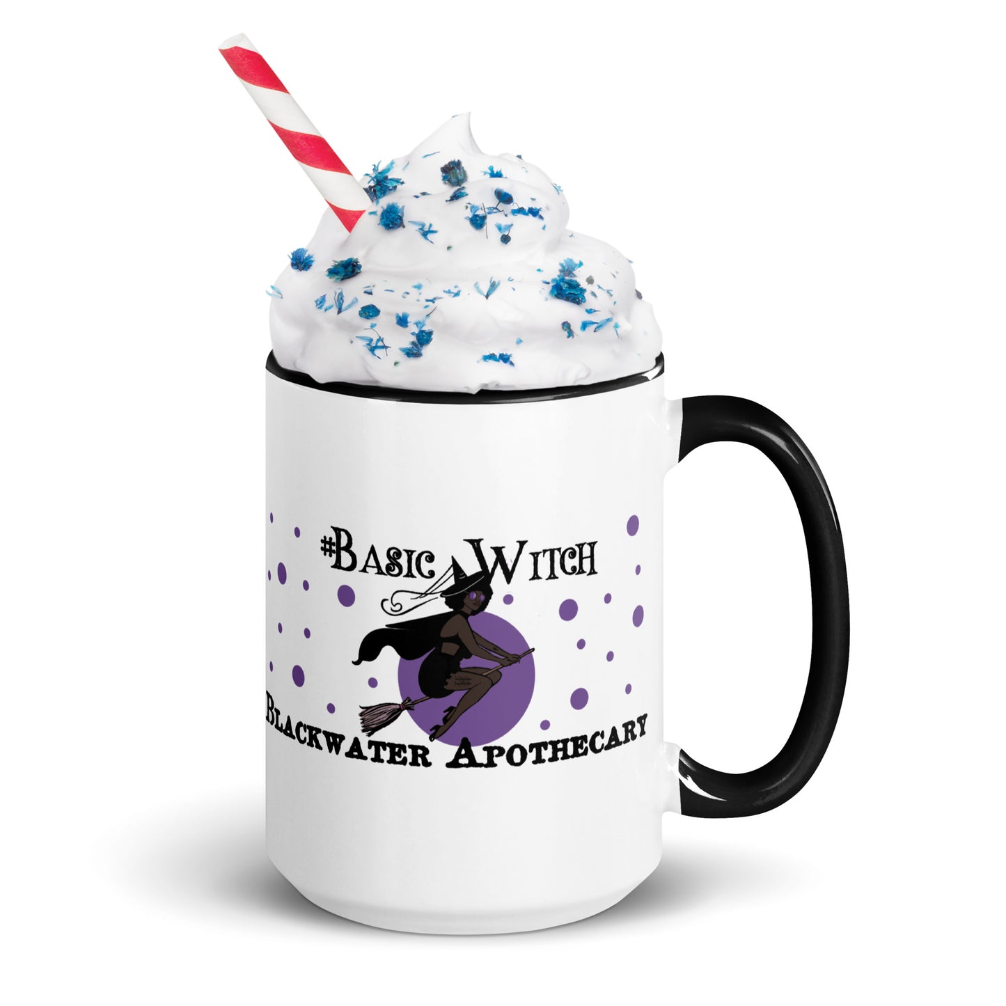 Coulda Had a Bad Witch Purple Mug with Color Inside