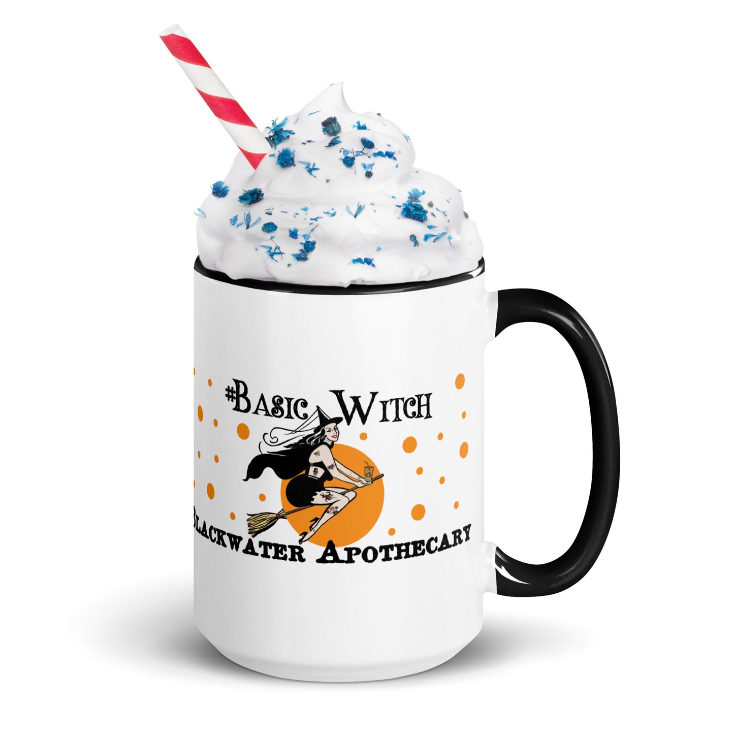 Coulda Had a Bad Witch Orange Mug with Color Inside