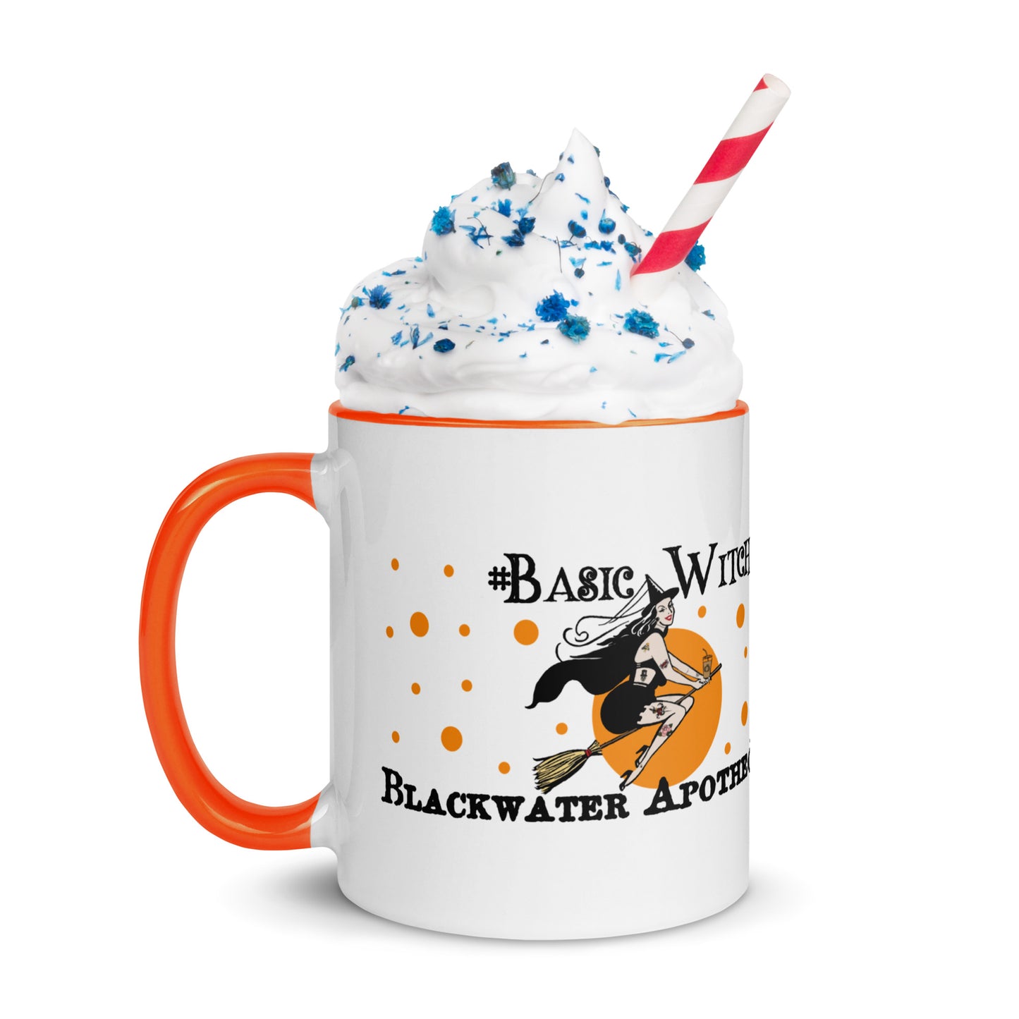 Coulda Had a Bad Witch Orange Mug with Color Inside
