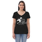 Coulda Had A Bad Witch II - Black & White Women’s recycled v-neck t-shirt