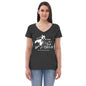 Coulda Had A Bad Witch II - Black & White Women’s recycled v-neck t-shirt