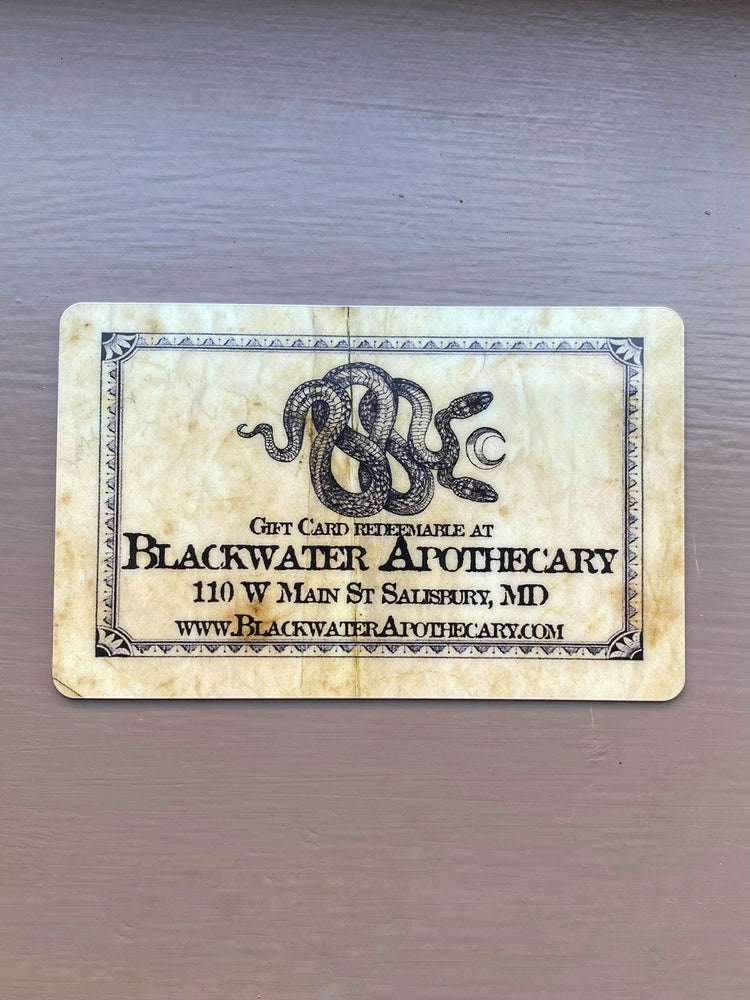 Blackwater Apothecary - Gift Certificate